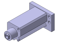 MISUMI Clamp Cylinders Head Side Flange