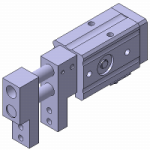 Hands, Grippers（Additional Functions：With Linear Guide） Lateral Shape