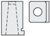 Block Dies Single-flanged