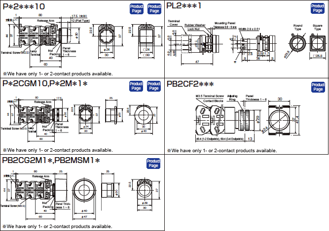 Switch Outline Drawing Push Button 