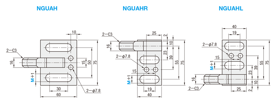 Nest Guide for Ultra High Tensile Steel - Upper Die Relief Type - HRC55 Outline Drawing 2