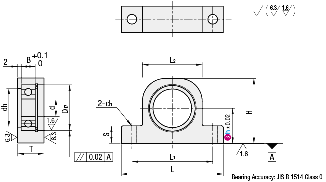 Bearings with Housings - T-Shaped:Related Image