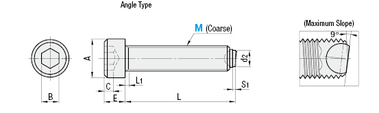 Clamping Screws/Angle Type:Related Image