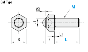 Hex Head Clamping Screws - Tip Clamp Type - Angle:Related Image