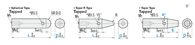 Basic Guide Pins/Tip Shape Selectable:Related Image