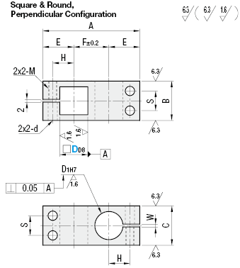 Strut Clamps/Square & Round/Perpendicular Configuration:Related Image