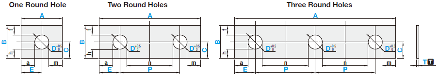 Square Shims/Configurable/Round Hole:Related Image