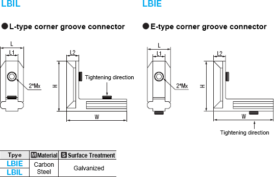 Hidden bracket for series profiles with groove width of 10mm