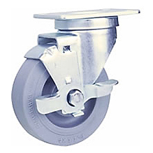 Economic type Light load caster TPR wheel Universal type with side brake
