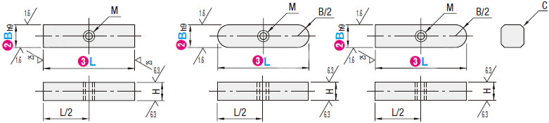 Economic type Parallel key Thread disassembly type