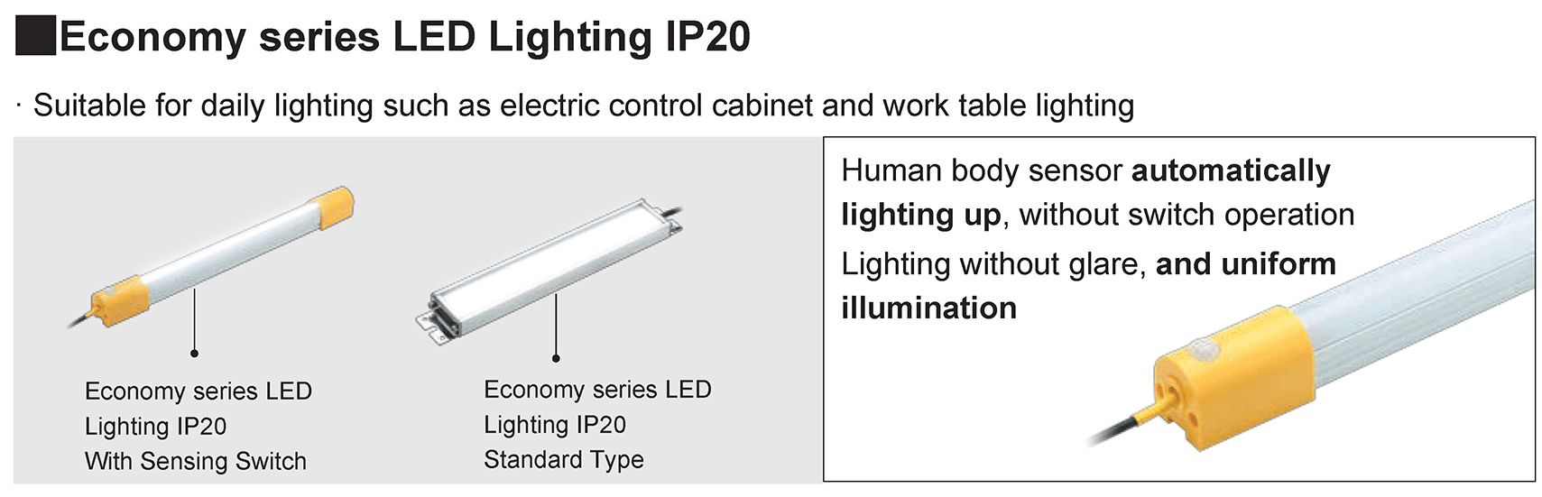 Economy Series LED With Sensing Switch