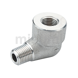 Economy Series Stainless Screw-In Joints, Equal Dia., Male Elbows