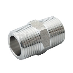 Economy Series Stainless Screw-In Joints, Equal Dia., Hex Bushing