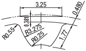 MISUMI Timing Pulleys S5M Tooth Profile Drawing