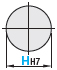 MISUMI timing pulley shaft bore H round hole specifications