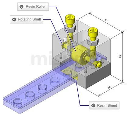 MISUMI Rotary Shafts Both Ends Tapped Full Range of Selections