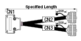 1-to-2 Branch Cable Adapter (with MISUMI Original Connector):Related Image