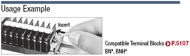 Nameplate Fixing Piece (For BN, BNH Terminal Block):Related Image