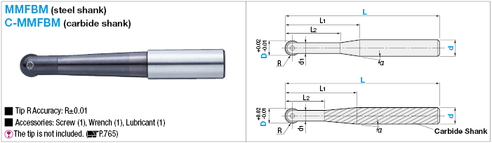 Finishing Ball Cutter, End Mill Model:Related Image
