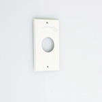 Wall Plate for Outlet Twist Lock 15 A/20 A for ø34.5 (Boss Diameter 34.5 mm) (1141A-100) 