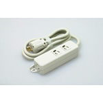 Power Strip, Retaining, Two 15-A Outlets, with Twist Lock Plug (KC1145JT(5M)) 