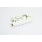 Multi-Use Power Strip, 4 Outlets NEMA L6-15R, - Cable Set with Twist Lock Plug (KC1050(5M)) 