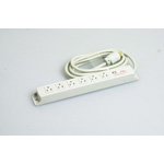Multi-Use Power Strip, 6 Outlets 15-A Flat Blade, Cable Set with Flat-Blade Plug (KC1230NF) 