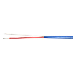Sheathed Thermocouple Wire, Vinyl Flat Type Series (T-G-0.65MMX1P-90) 