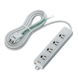 3-Pin-Compatible, Retainer Outlet Power Splitter with Magnet (T-T06-3430LG/RS) 