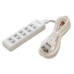 Power Strip, Compact Outlet, 5 Sockets