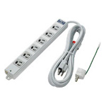 Power Strip, for Office Use, 6 Outlets (OAT-JP63H) 