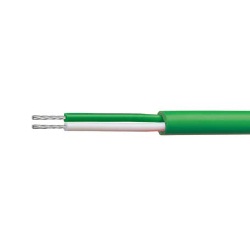 Compensating Cable, Thermocouple K Type, KX-1-G-SHVVF Series, New Color Type (KX-1-G-SHVVF(1)-1PX7/0.45(1.25SQ)-30) 
