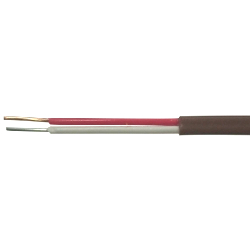 Compensating Cable, Thermocouple T Type, TX-G-VVF Series (TX-G-VVF-1PX7/0.32(0.5SQ)-85) 