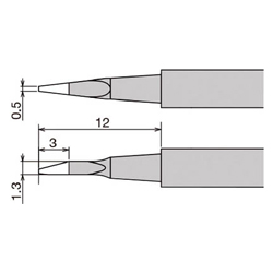 Interchangeable Iron Tip for Use with “XST-80G” (XST-80HRT-1C) 