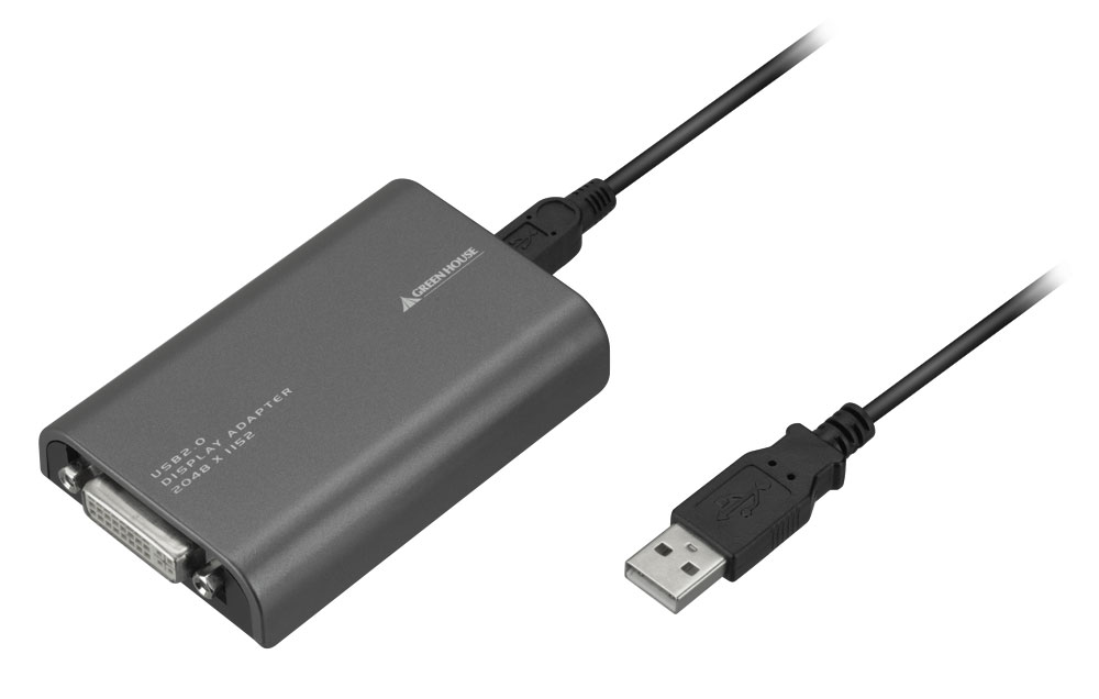 USB2.0 Multi-display Adapter Digital & Analog Compatible with both models 