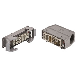 40 A Heavy Duty Connector Contact Copper, 09320006104 16 AWG Crimp Han C Series Pack of 10 Pin 