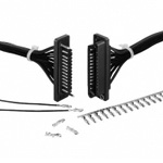 Rectangular Multi-Pin Rack / Panel Crimp Connector, QR/P Series