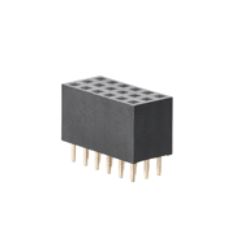 Nylon Pin Header / FSS-43 Socket (Square Pin), 2.54 mm Pitch, Straight (3 Rows) 