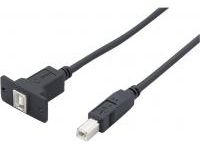 Panel Mounting USB Cable (U09-BF-BM-0.5) 