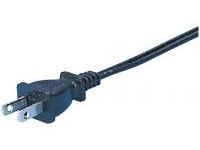 AC Cord, Fixed Length (UL/CSA), Single-Side Cut-Off Plug, Cable Shape: Flat