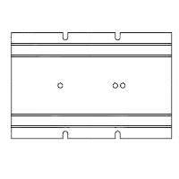 Solid State / Relay G3NA,  Option, Radiator (Y92B-A100 FOR G3A) 