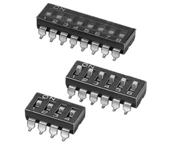 Surface-mount Dip Switch - A6S-H (A6S-4104-H) 