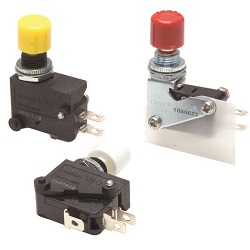 Push Button Switch (Round Body Shape φ10.5), VAQ (2VAQ-4R) 