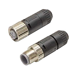 Round Waterproof Connector (M12) XS2 (XS2G-D4S1) 