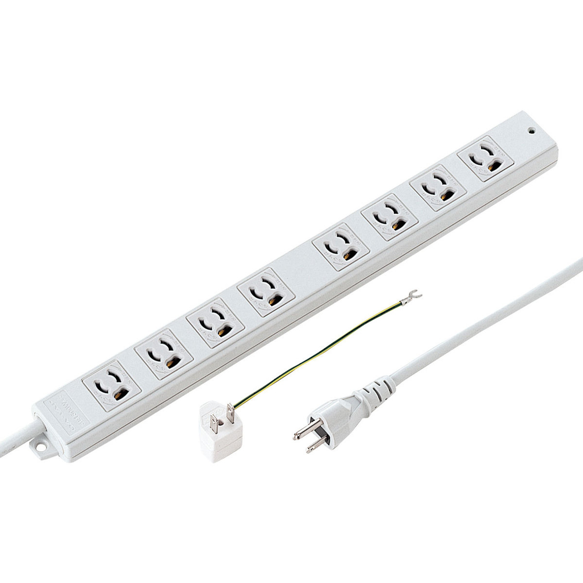 8-Outlet Removal Prevention Type Power Strip (Line Type Basic Model) 