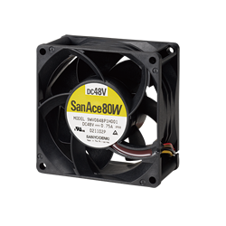 Waterproof Fan 80-mm Square × 38-mm Thick San Ace 80 W 9 WV Type (9WV0848P1H0011) 