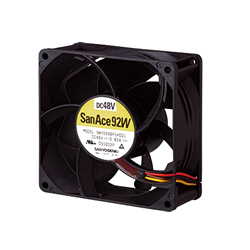 Waterproof Fan 92-mm Square × 38-mm Thick San Ace 92 W 9 WV Type (9WV0948P1H001) 