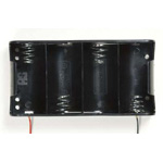 Battery Holder with Lead Wire / Pin / Snap Terminal