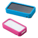 CSS Type Plastic Case with Silicon Cover (CSS115-CL-BL) 
