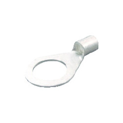 Bare Crimp Terminal, Round-Type, ø6.4 (Stud Diameter: 6.4 mm) Length 39.0 mm